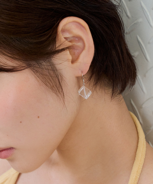 ice cube drop earring