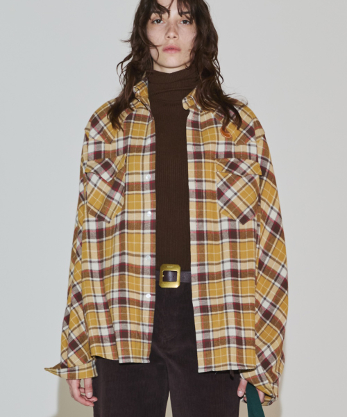 IVY WESTERN SHIRT YELLOW