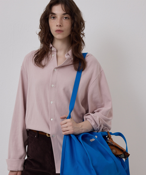 WORN-IN BUTTON DOWN SHIRT PINK