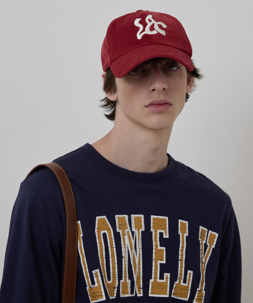 WAVE CITY LAX CORDUROY BALL CAP RED