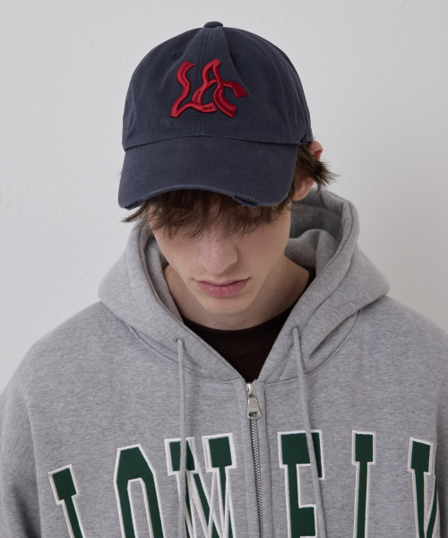WAVE CITY LAX WASHED BALL CAP NAVY