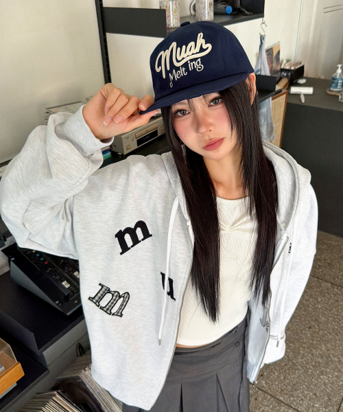 LETTERING MUAH SNAPBACK [NAVY]