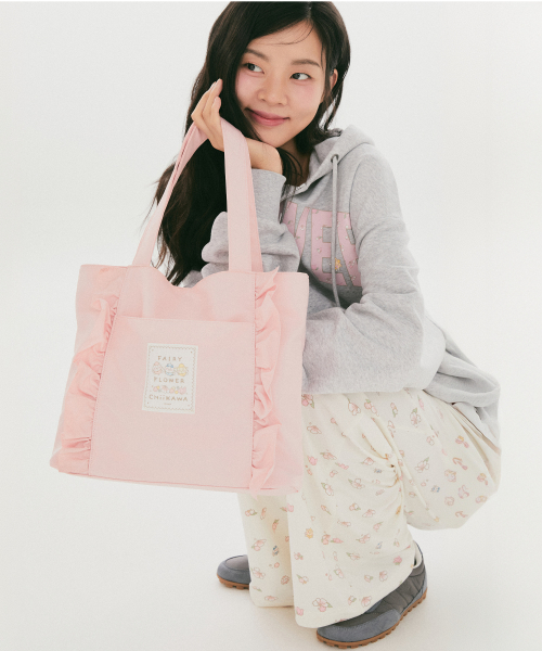 [MEONJAKGWI] Fairy Duffel Bag (Pink)_SPAKG4TU01