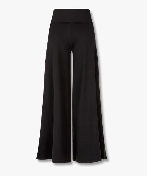 [여성] 헤일로 이지 와이드레그 팬츠-숏_블랙_VR26330022
