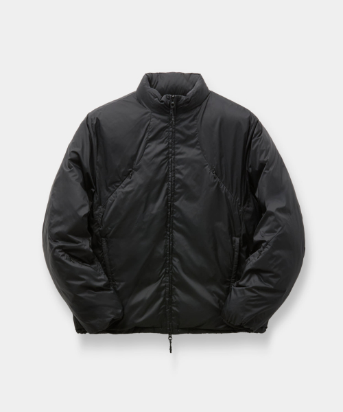 Multi-Zip Light Down Jacket (Black)