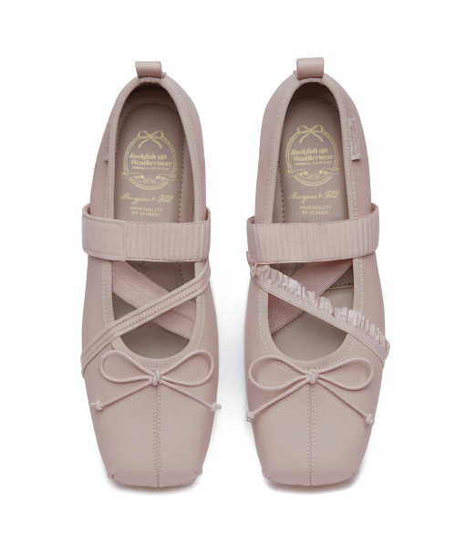 BANDING BALLET FLATS(LEATHER) - 4 colors