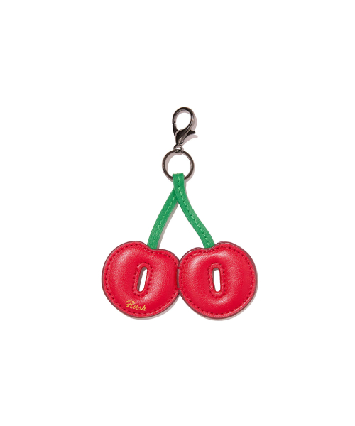 CHERRY GLASSES HOLDER KEYRING(RED)