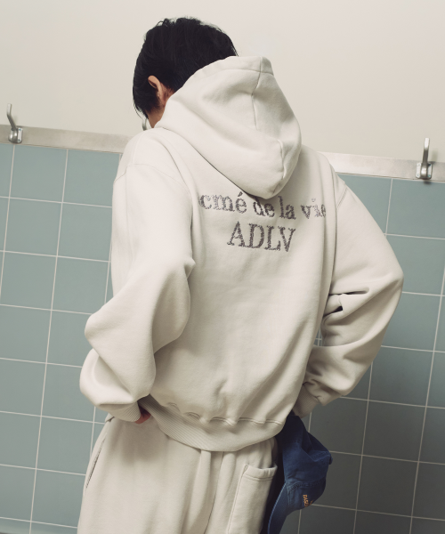 NOISY EMBO BASIC LOGO NAPPING HOODIE