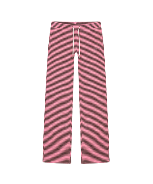 마고 로우라이즈 스트라이프 팬츠_핑크 & 퍼플 Margo Low-Rise Stripe Pants_Pink & Purple