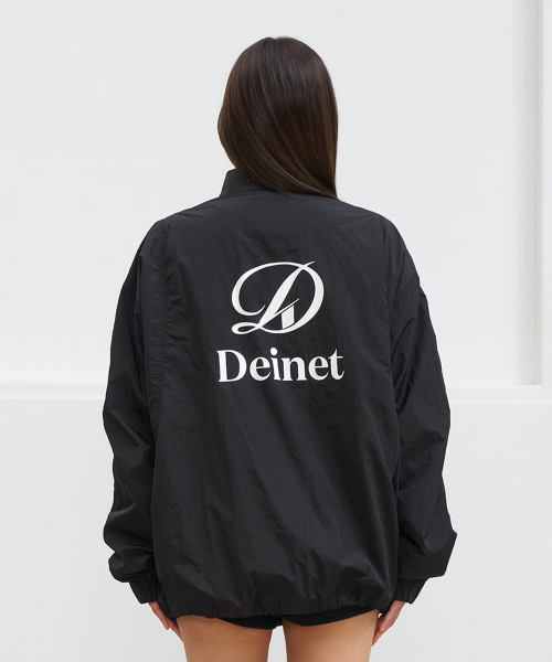 FUNNEL NECK JACKET IN BLACK