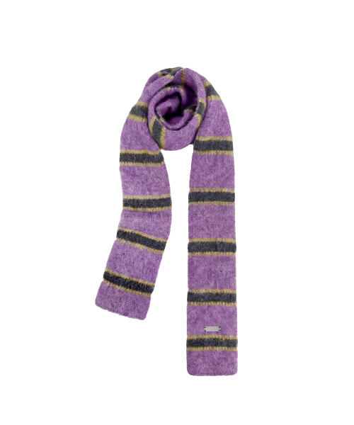 베이비 헤어리 니트 머플러_퍼플 Baby Hairy Knit Muffler_Purple