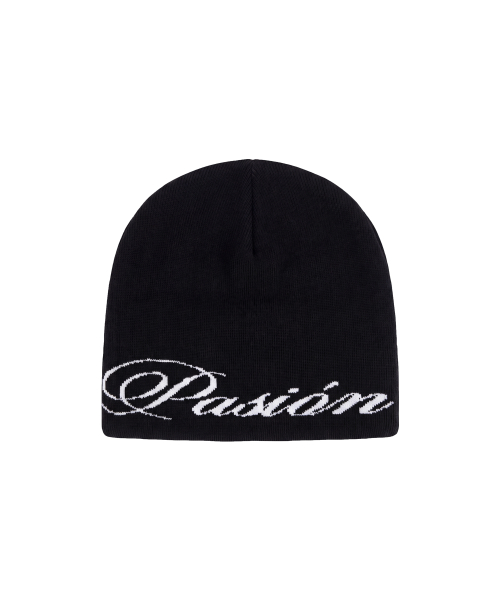 듀얼 팝 스트라이프 비니_블랙 Dual Pop Stripe Beanie_Black