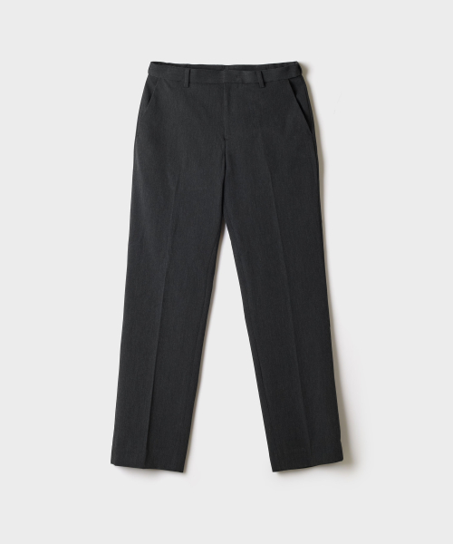 Hidden Elastic Waistband Semi-Wide Slacks_SPTAG49M52