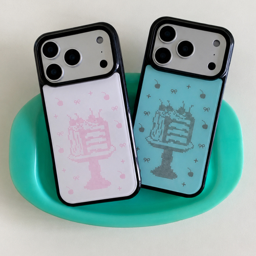 [Bumper Black] Sweet Cherry Cake MagSafe Phone Case