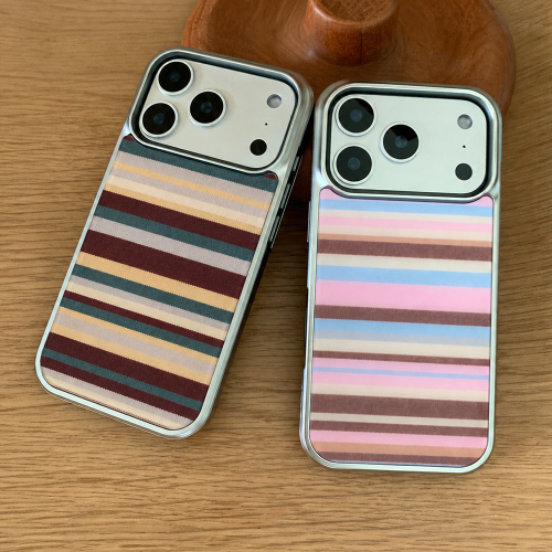 [Bumper Silver] Knit Stripe MagSafe Phone Case