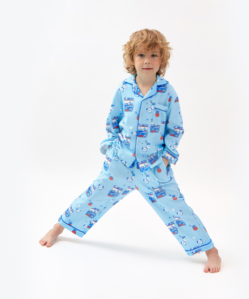 Claw machine (Blue) pajamas set