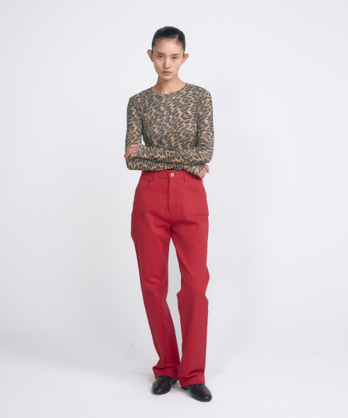 Leopard Long Sleeve Top-VNF26035