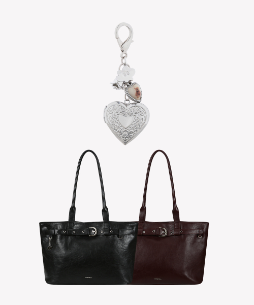 [Key Ring Set1] Strap Shopper Bag_35022SH(2color)