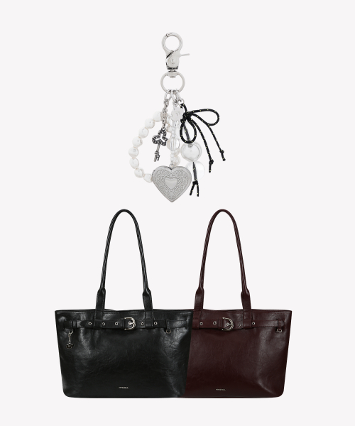 [Key Ring SET3] Strap Shopper Bag_35022SH(2color)