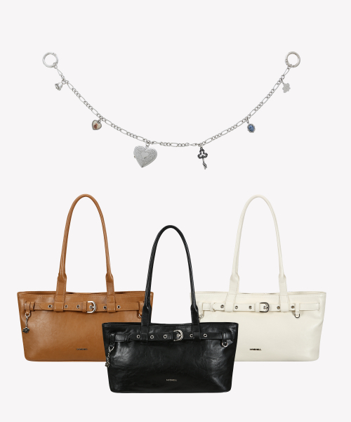 [Key Ring SET2] Strap Shoulder Bags_35021SH(3color)