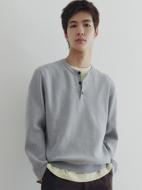 남성 셔닐 헨리넥 스웨터_MSG4ER1442