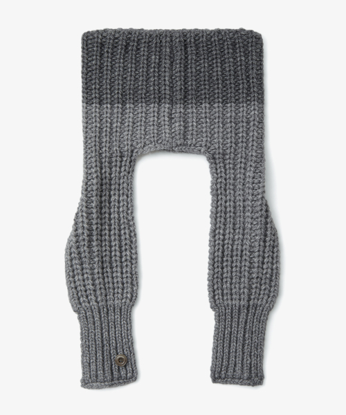 BULKY SQUARE BEANIE [GREY]