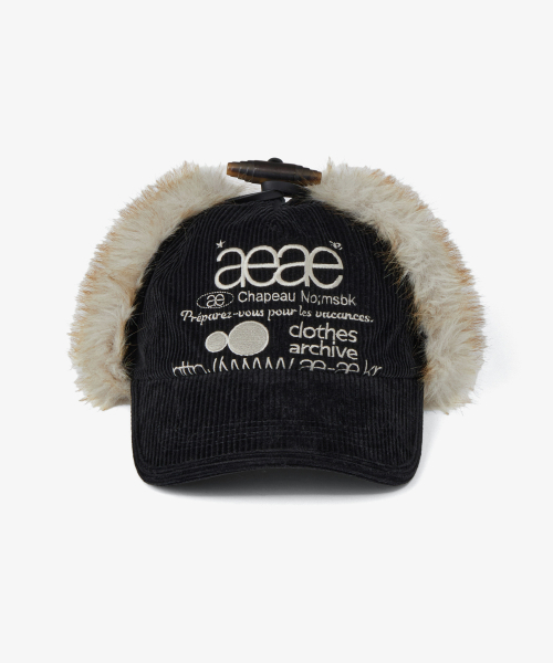 WEB LOGO TROOPER CAP [BLACK]