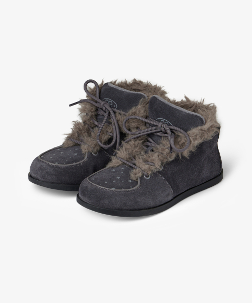 AEAE FUZZY FAT SNEAKERS [CHARCOAL]