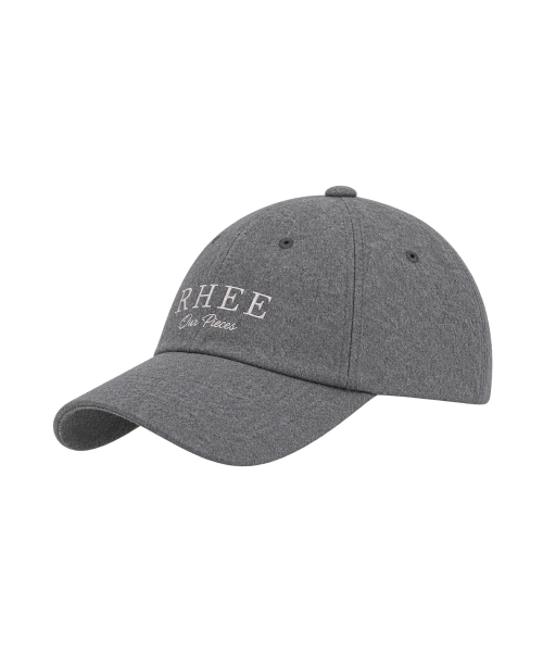 WOOL BALL CAP MELANGE GRAY