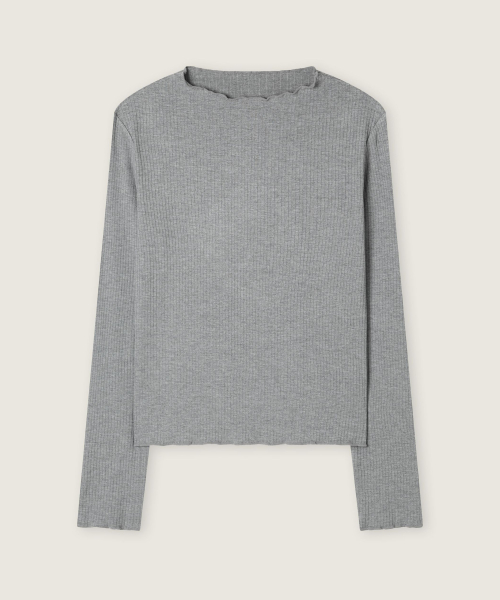 Wavy Neck Rib T Shirt RMLWG4TR15