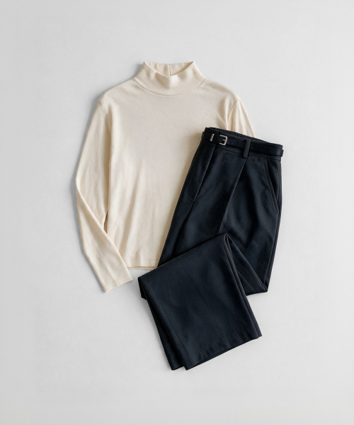 [OLDE] Wool Tencel Turtleneck T Shirt RMLWG4TA17