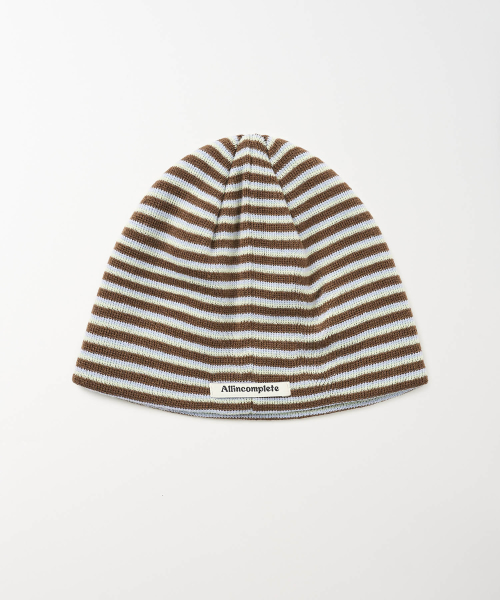 211 Stripe Beanie (Brown)