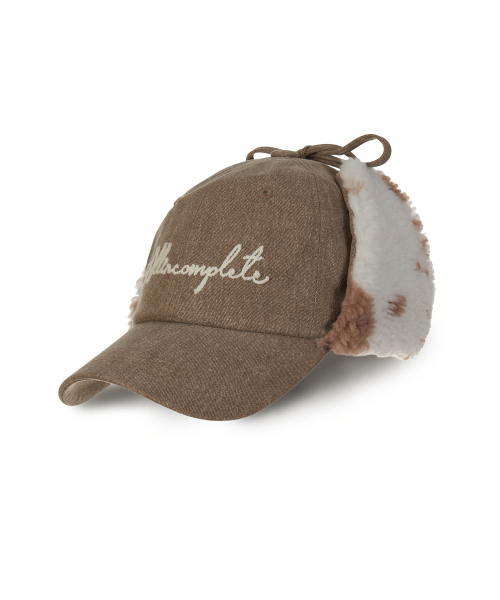 Dalmasian Earflap Cap (Brown)