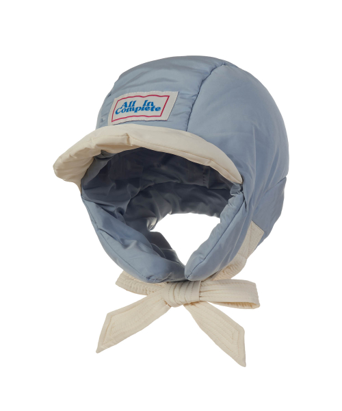 Panda Padding Balaclava (Ivory & Sky Blue)