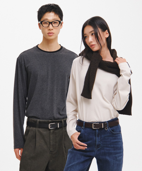 unisex double-lip t-shirt [2col]