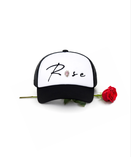 Rose Gem Mesh Cap (Black)