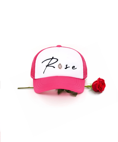 Rose Gem Mesh Cap (Pink)