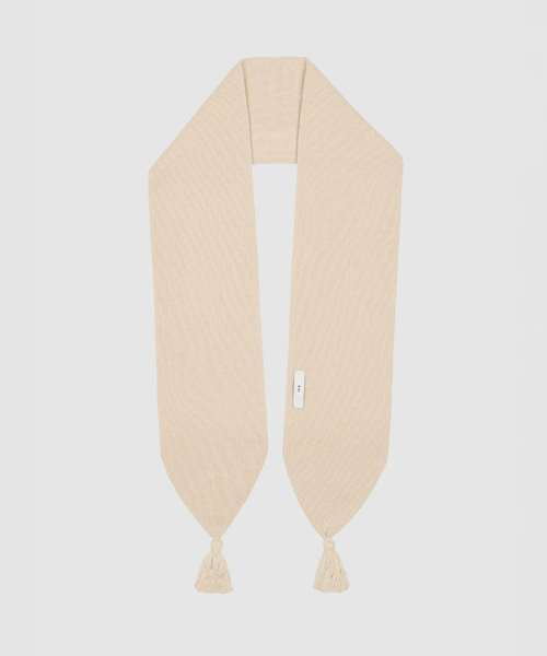 Wholegarment 100 Wool Mufflers (Beige)