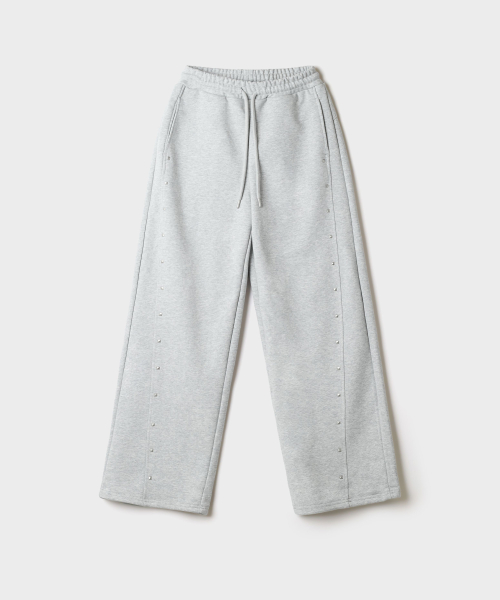 Stud Paneled Curved Pants_SPMTG49G40
