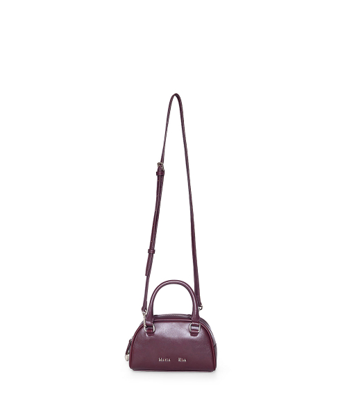 HALFMOON BABY BOWLING BAG IN WINE