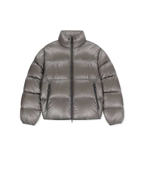 ICON LOGO DOWN JUMPER IN LIGHT GREY
