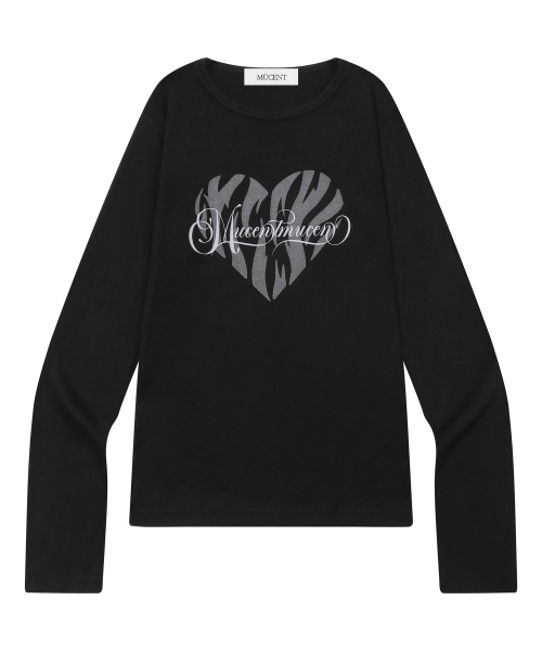 RELVOR JIBRI HEART LONG SLEEVE T (2COLOR)