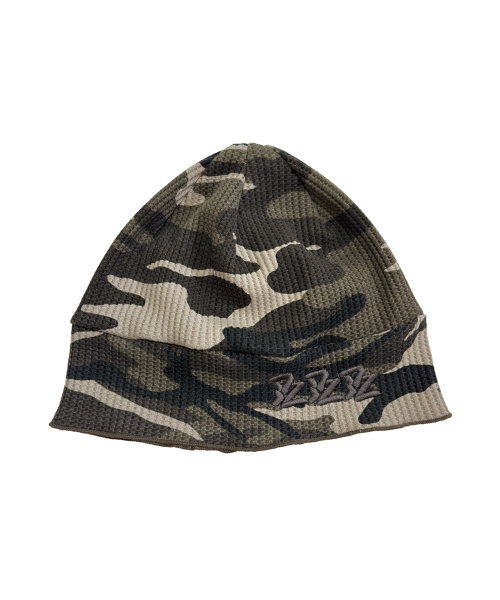 Waffle Logo Beanie Camo Brown[TRACK 005]