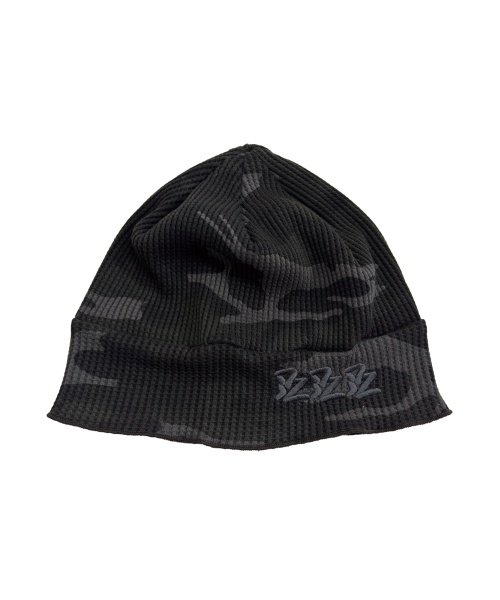 Waffle Logo Beanie Camo Charcoal [TRACK 005]