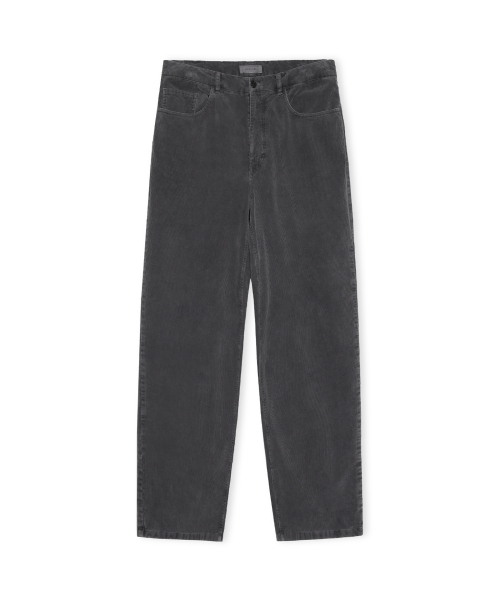 W Garment Dyed Corduroy Pants, Navy