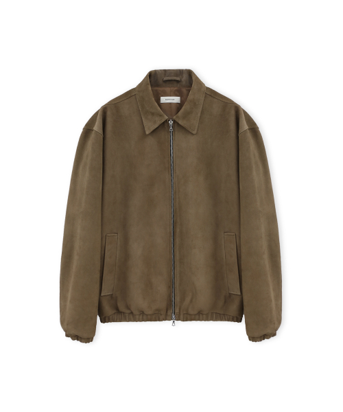 Suede Blouson, Mocha