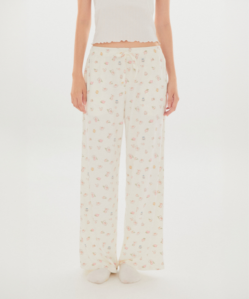 [Meonjakgwi] Fairy Peach Span Pajama Bottom (Ivory)_SPPPG4TU03