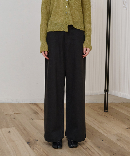 Button Chino Pants_Black