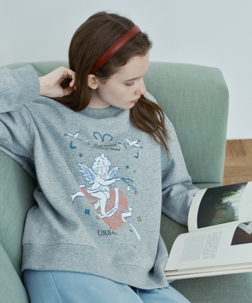 Angel Fleece Crewneck Sweatshirt J1TS720B