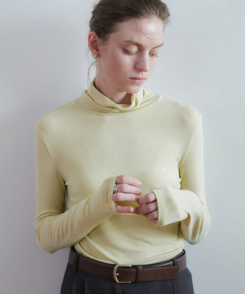 Slim-Fit Turtleneck T Shirt NEW6AE805
